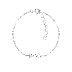 Wholesale Sterling Silver Geometric Bracelet - JD16330