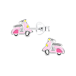 Wholesale Sterling Silver Scooters Ear Studs - JD16510