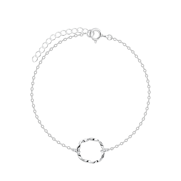 Wholesale Sterling Silver Twisted Bracelet - JD8226